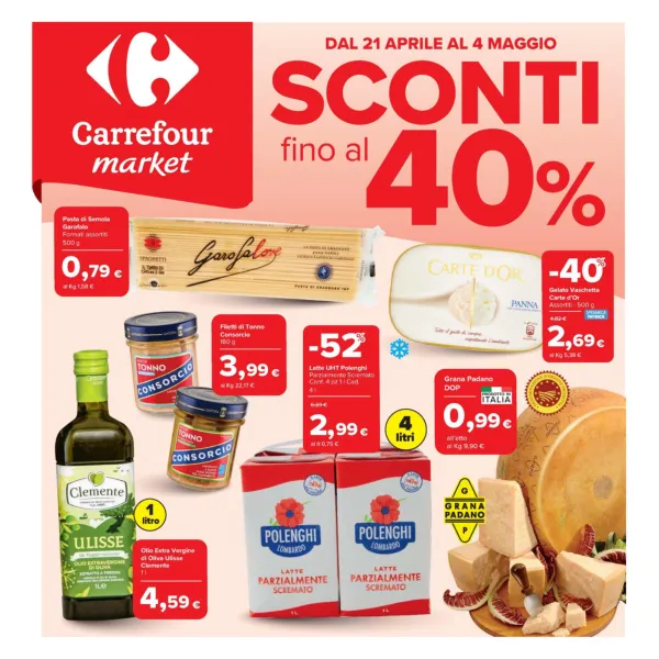 Carrefour — Sconti fino al 40%