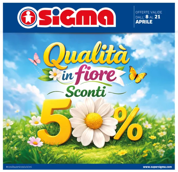 Sigma — Sigma - BUONA PASQUA DA SIGMA - Qualità in fiore - Sconti 50%