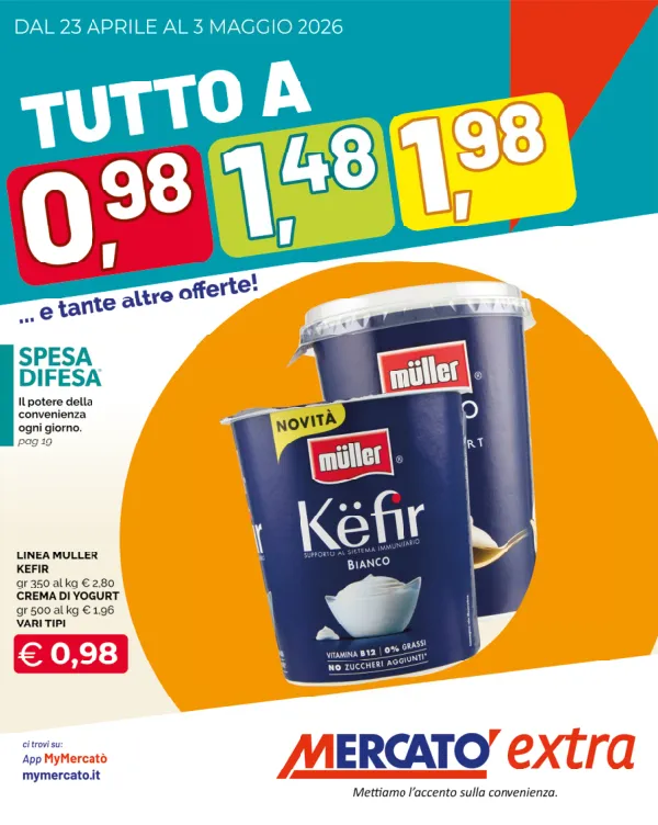 Mercatò — Mercatò - TUTTO A 0.98, 1.48, 1.98 ...e tante altre offerte!