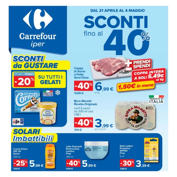 Carrefour — Sconti fino al 40%
