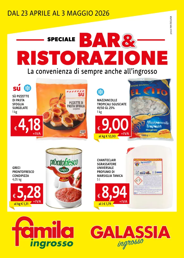 Iperfamila — Famila - Speciale Bar & Ristorazione