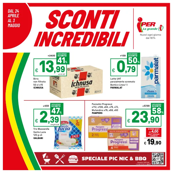 Iper La Grande i — Iper - SCONTI INCREDIBILI