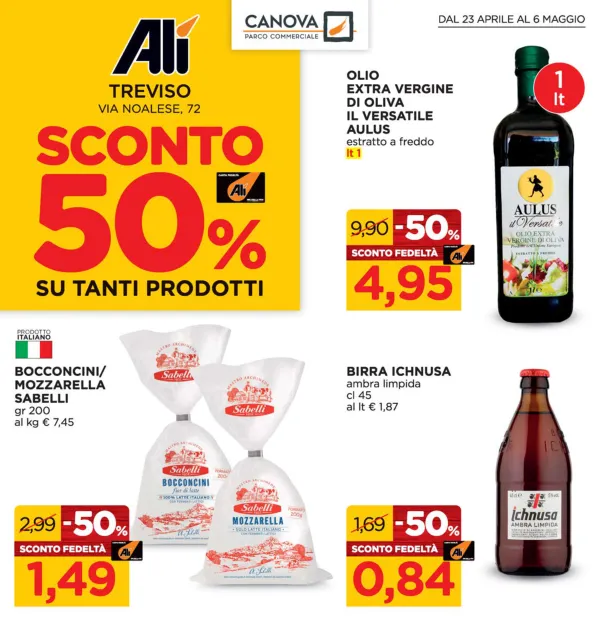 Alì — Ali - Sconto 50% su tanti prodotti