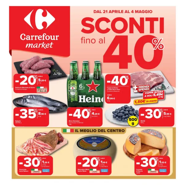 Carrefour — Sconti fino al 40%