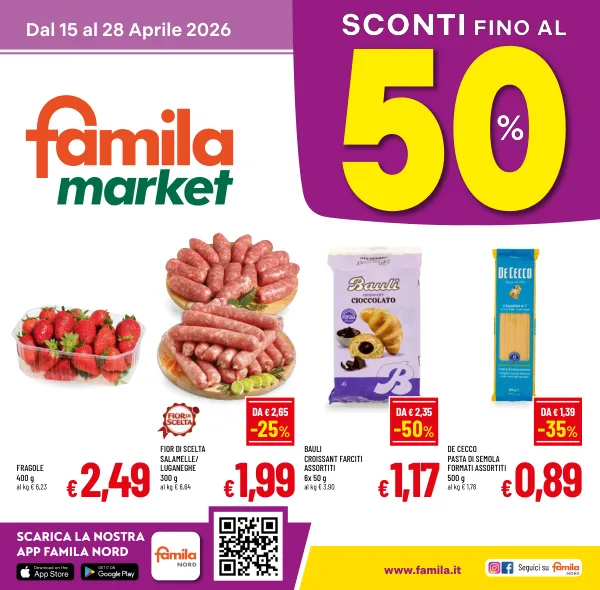 Iperfamila — Famila - Sconti Fino Al 50%