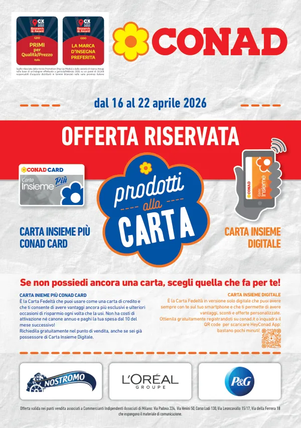 Conad — Conad - Prodotti Alla Carta
