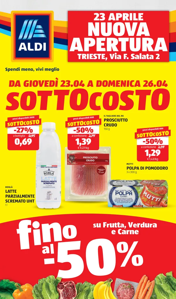Aldi — KW17 NuovaApertura Trieste