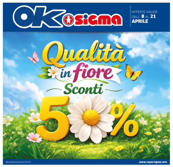 Sigma — Sigma - BUONA PASQUA DA SIGMA - Qualità in fiore - Sconti 50%