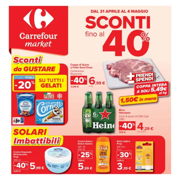 Carrefour — Sconti fino al 40%
