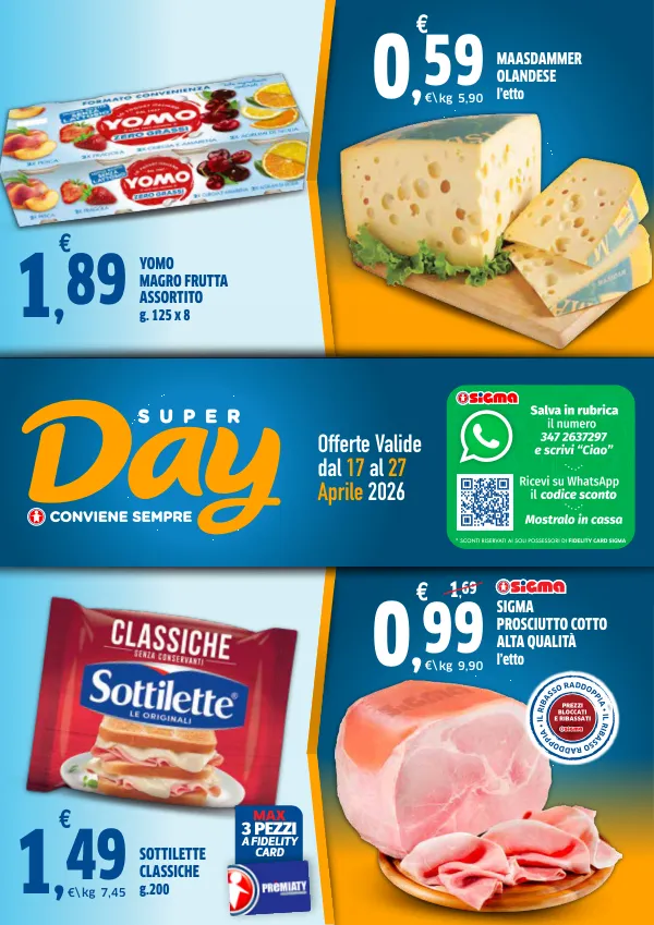 Sigma — Sigma - AL COSTO FRESCHISSIMI