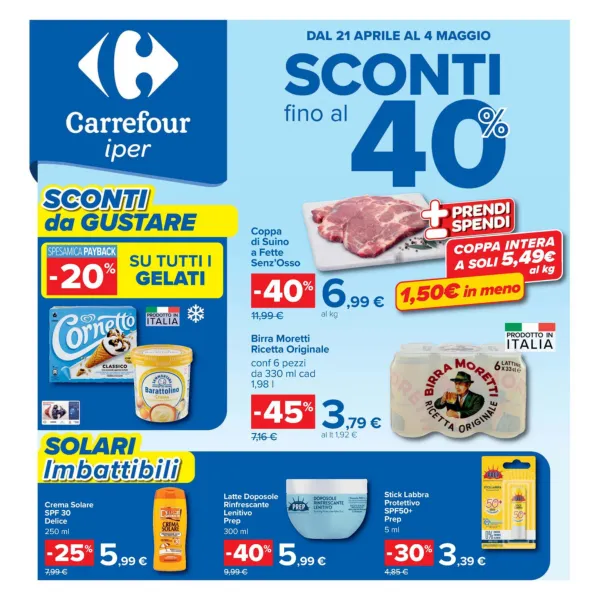 Carrefour — Sconti fino al 40%