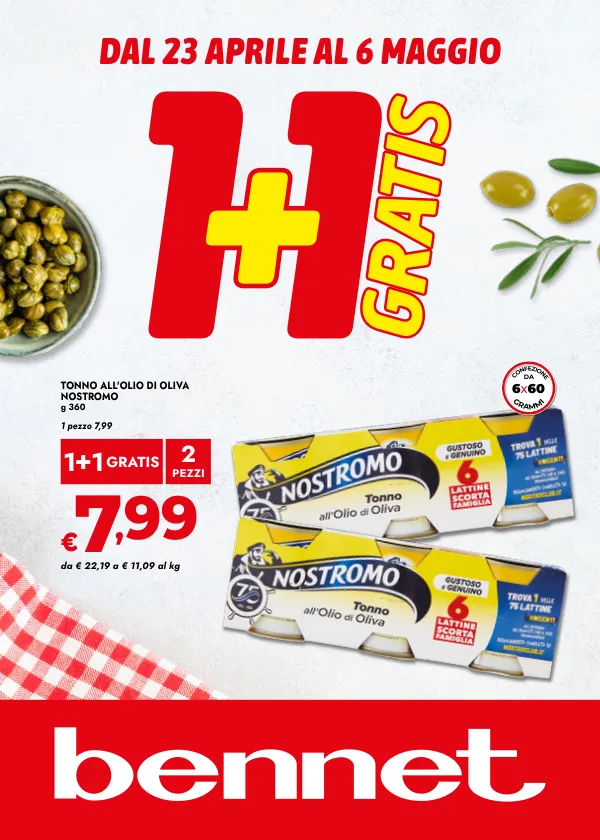 Bennet — 1+1 GRATIS